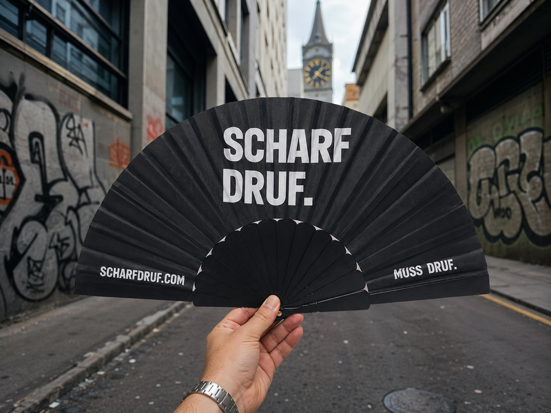 SCHARF DRUF FÄCHER